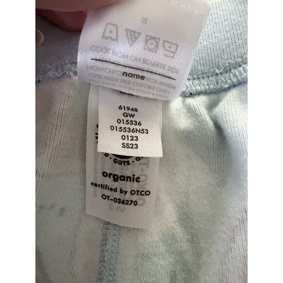 Hanna Andersson 2 Pc Pajama Short Set Size L Blue Sleeveless Cotton Citrus Fruit - Picture 14 of 16